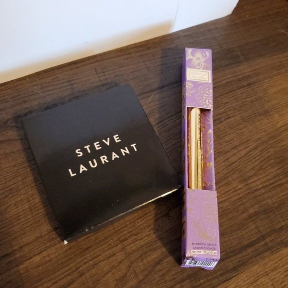 NEW Steve Laurant Eyeshadow Palette + Brow Pencil - Picture 2 of 4